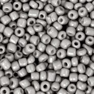 Seed beads 8/0 (3mm) Steel grey